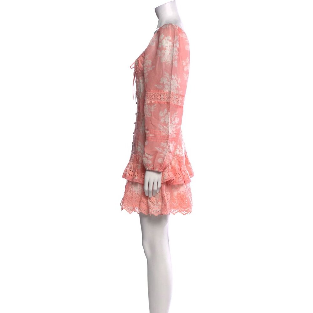 LOVESHACKFANCY Floral Print Mini Dress - Picture 7 of 14